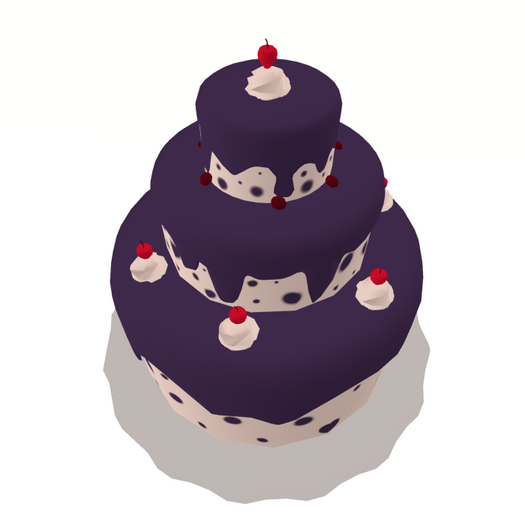 DFS Purple Party Birthday Cake