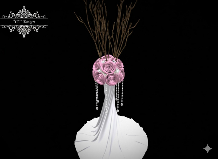 *CC* Elegant Roses Column Rosybrown