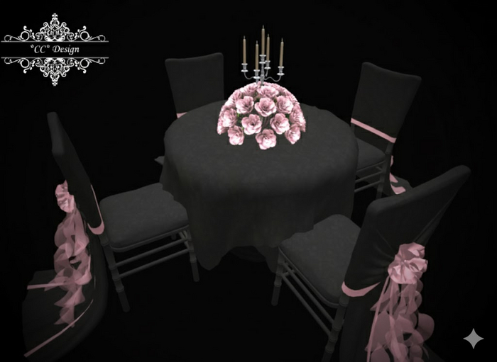 *CC* Wedding Table Gothic Pink