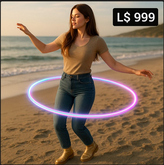 Santa Catarina Surf Hula Hoop – Glowing Animated Hoop for Dance, Fitness & Party Fun | Copy, Modify, Transfer Enabled