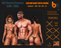 [BE] Beauty Essence - CUSTOM HEART WITH CROWN EVOX BOM - UNDERB