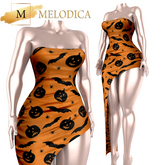 Orange Halloween Gown Maitreya