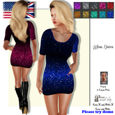 G&G Sahana Dress Heart Sequins