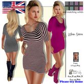 G&G Sahana Dress Stripes