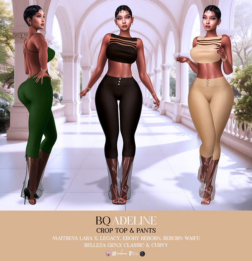 BQ::Adeline Pants:: Beige 