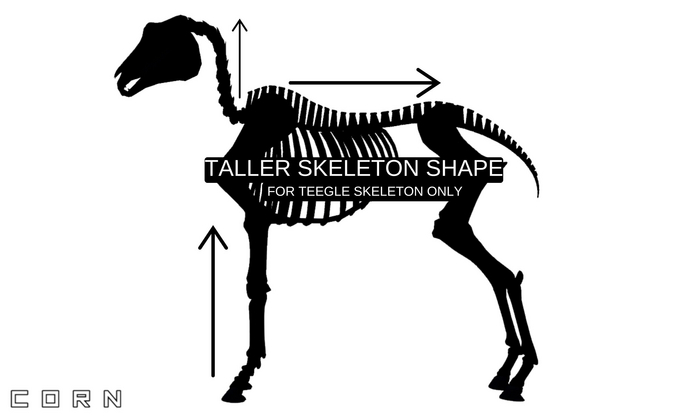 C O R N - LARGER SKELLIE SHAPE
