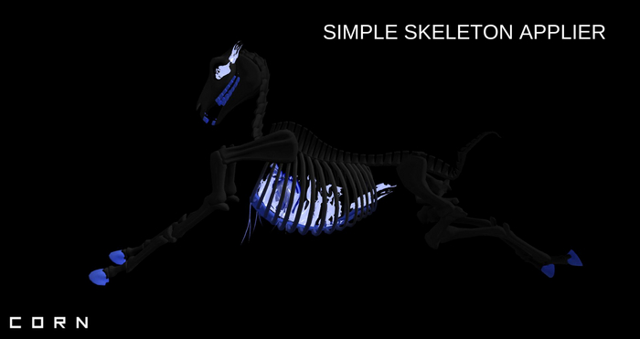 C O R N - BLUE SIMPLE SKELLIE