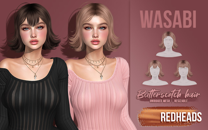 Wasabi // Butterscotch Hair - Redheads