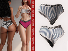 {BAD GIRL} Boxer panties ( Stripes )