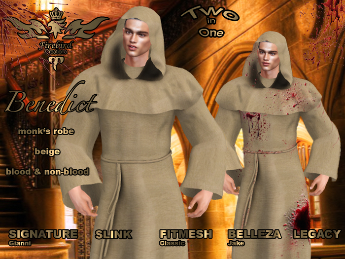 Firebird Benedict Monk's Robe beige