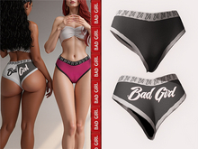 {BAD GIRL} Boxer panties ( Black )