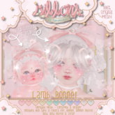 {Ribbons} Lamb Bonnet {Box}