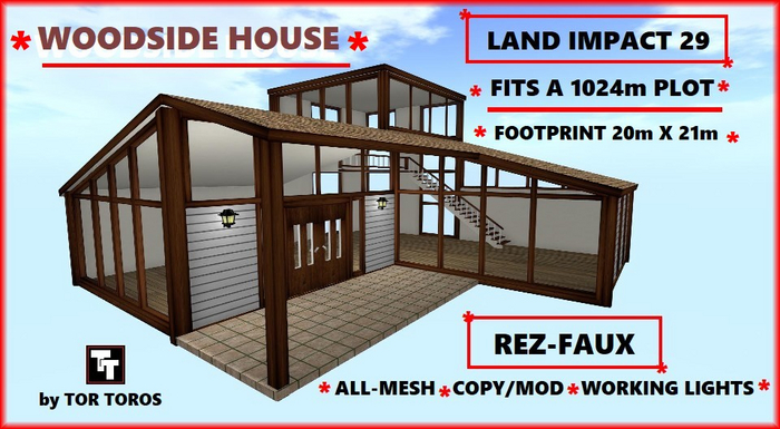 WOODSIDE HOUSE 29Li (Boxed) LOW PRIM HOUSE