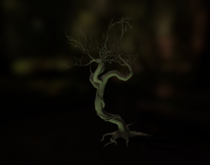 Spooky Halloween Tree PBR