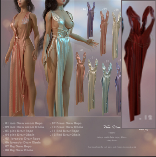 12 [NC] - Red Venus Dress Chain/ Ebody /OPEN ME