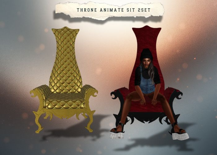 Throne Animated Multiple Sit 2 set