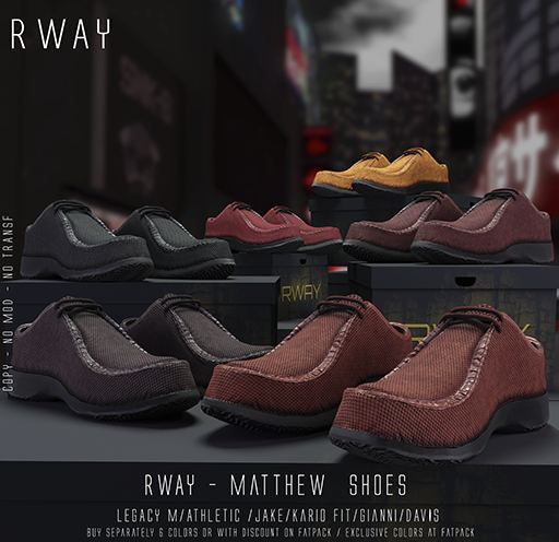 RWAY - Matthew  Shoes Fatpack