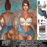 Off Shoulder Romper & Bralette Floral Baby Legacy Kupra Maitreya LaraX eBody Reborn Waifu Belleza GenX Classic Curvy