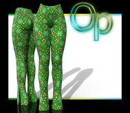 Christmas Zipper Pants LARAX