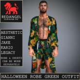 Halloween Robe and Shorts Green Outfit