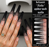 [Belantti] Spider Web Nails