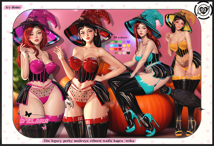 D'ELARA #92 SET LATEX FATPACK