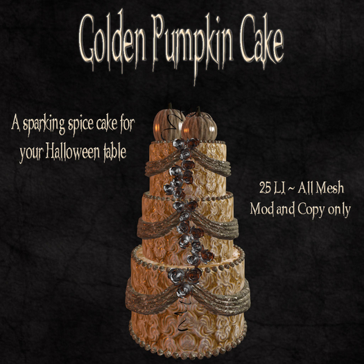 Golden Pumpkin Cake