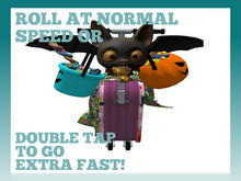 ROLL WITH IT  RIDEABLE LUGGAGE "HOOTY"