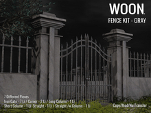 WOON. - Fence Kit - Gray