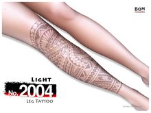(Leg Tattoo) No.2004 Light