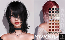 [monso] Morbid Hair /Black & Red