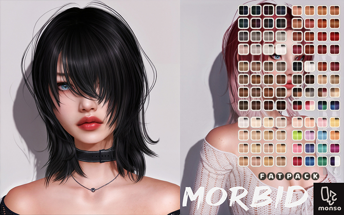 [monso] Morbid Hair /Fatpack