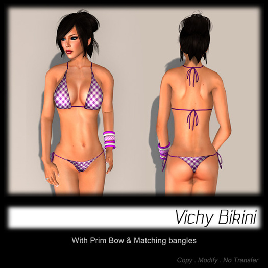 - MPP - Bikini - Vichy - Purple