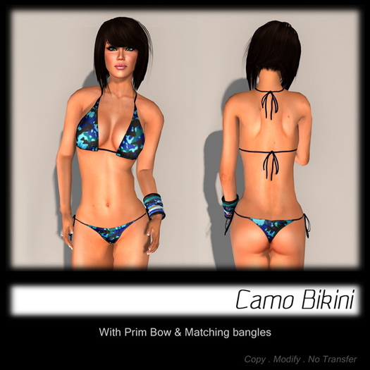 - MPP - Bikini - Camo - Blue