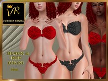 VR* BLACK & RED BIKINI