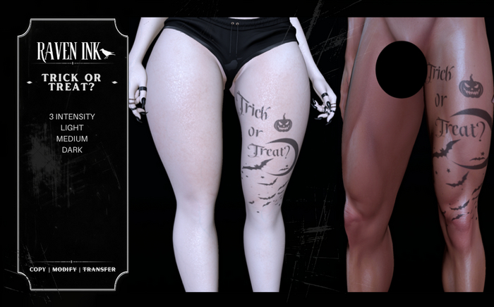 .:RaVen Ink:. Trick or Treat?
