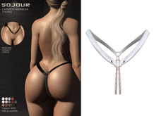 SOJOUR - Carmen thong - white
