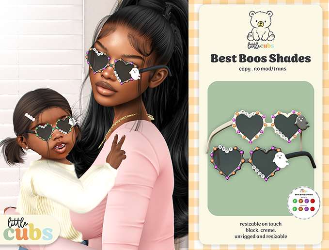 Second Life Marketplace - .little cubs. best boos shades [fatpack]