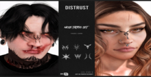 Distrust - Nose Tattoo Set 