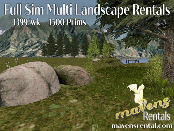 Maven Rentals Since 2009 - Full Sim Multi Scene 1399/wk