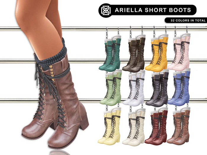 Addams // Ariella Short Boots // FATPACK