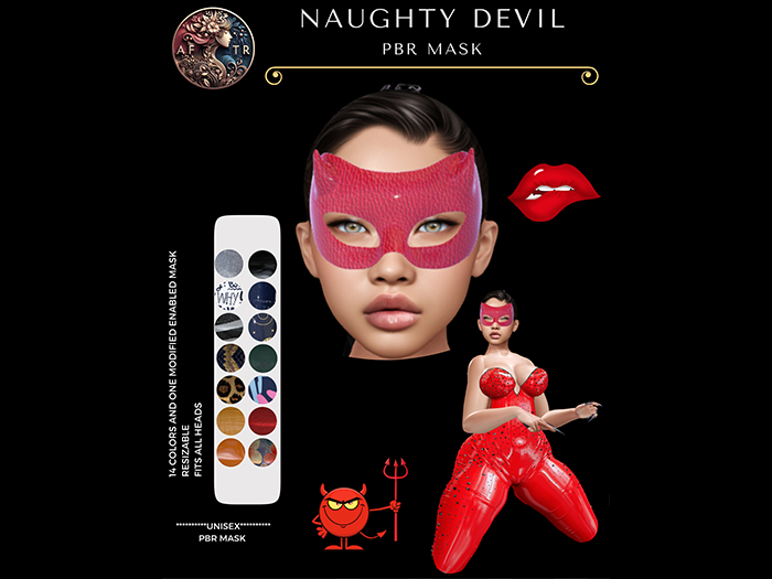 ^^AFTR^^ Naughty Devil Mask