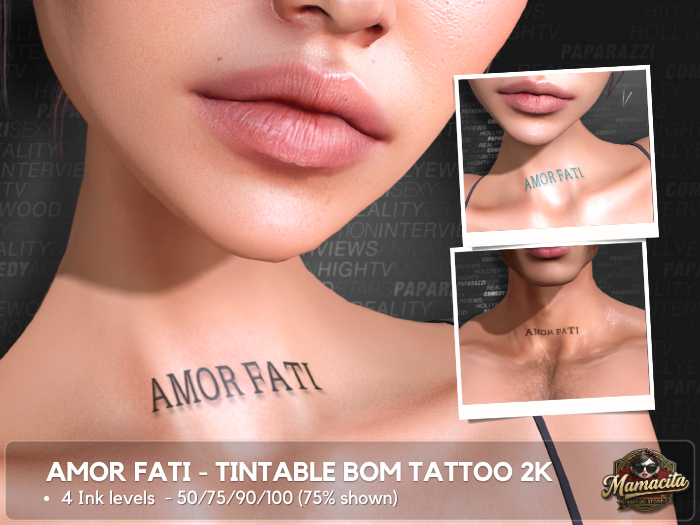 AMOR FATI - Neck - BOM Tintable 2K