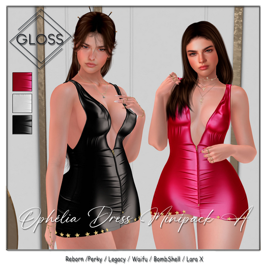 *Gloss* Ophelia Dress - Pack A