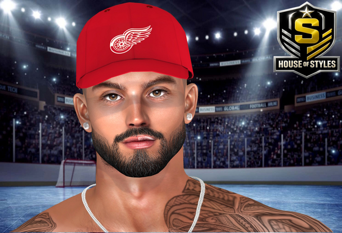 Detroit Red Wings Baseball Cap (Red)
