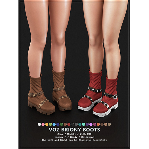 [VOZ] Briony Boots (Fatpack)