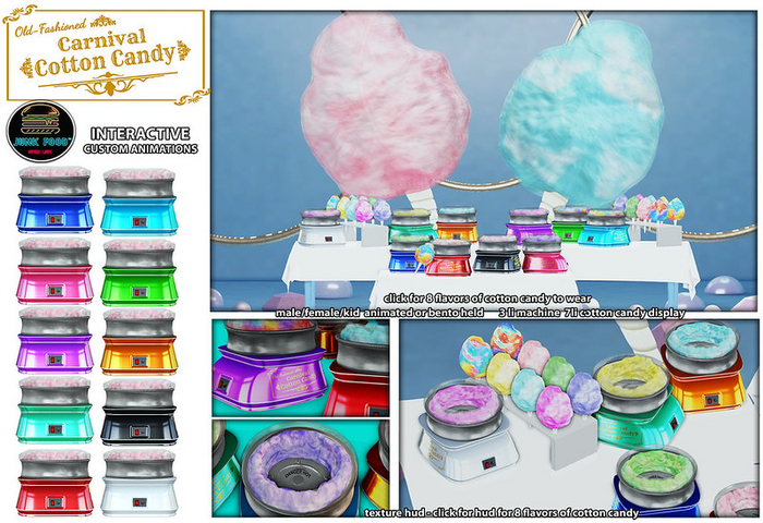 Junk Food - Cotton Candy Machine (White)