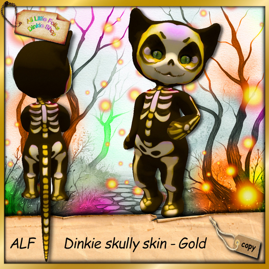 ALF - Skully skin - gold