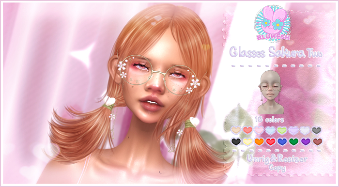 .:BluWesh:. Glasses Sakura two