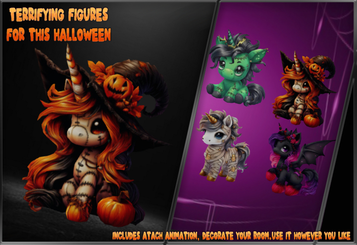 OKshop Halloween - Pony 2 pumpkin